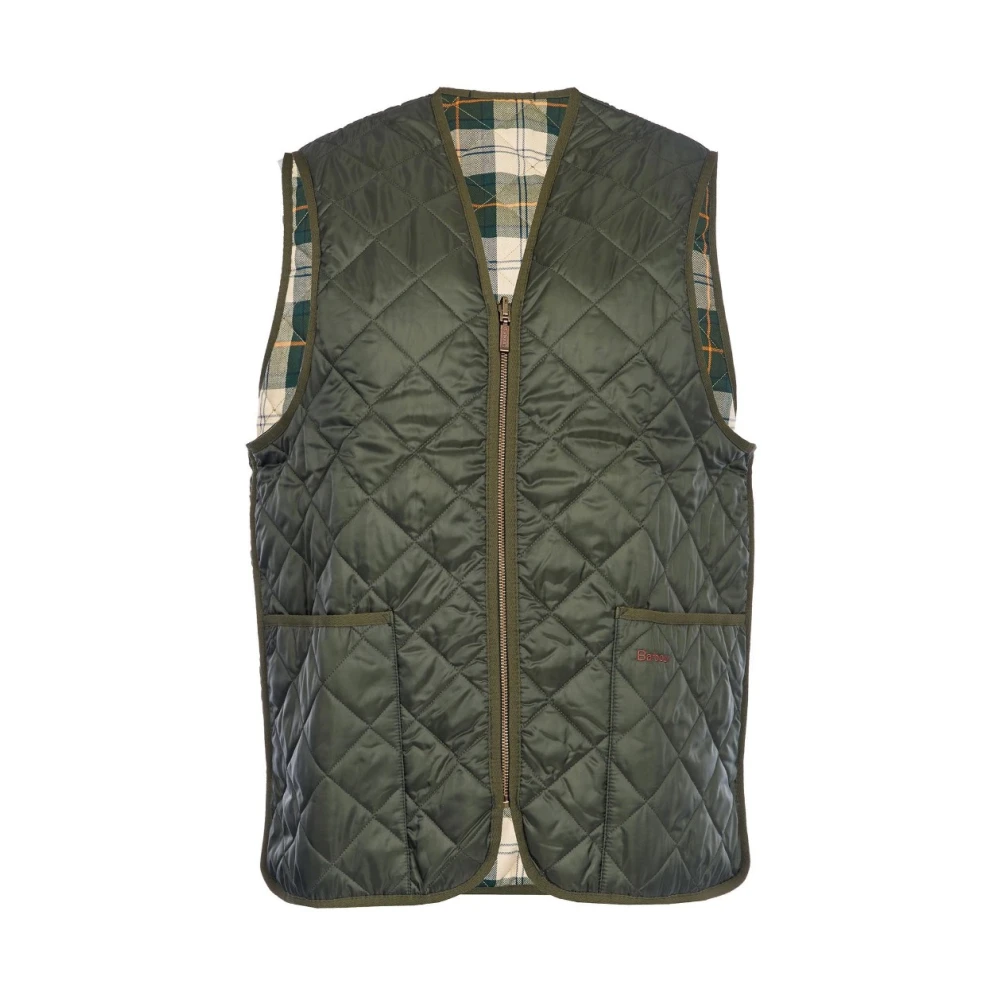 Barbour Men's Green Waistcoats, 2XS, Gilet Quilted Zip Liner