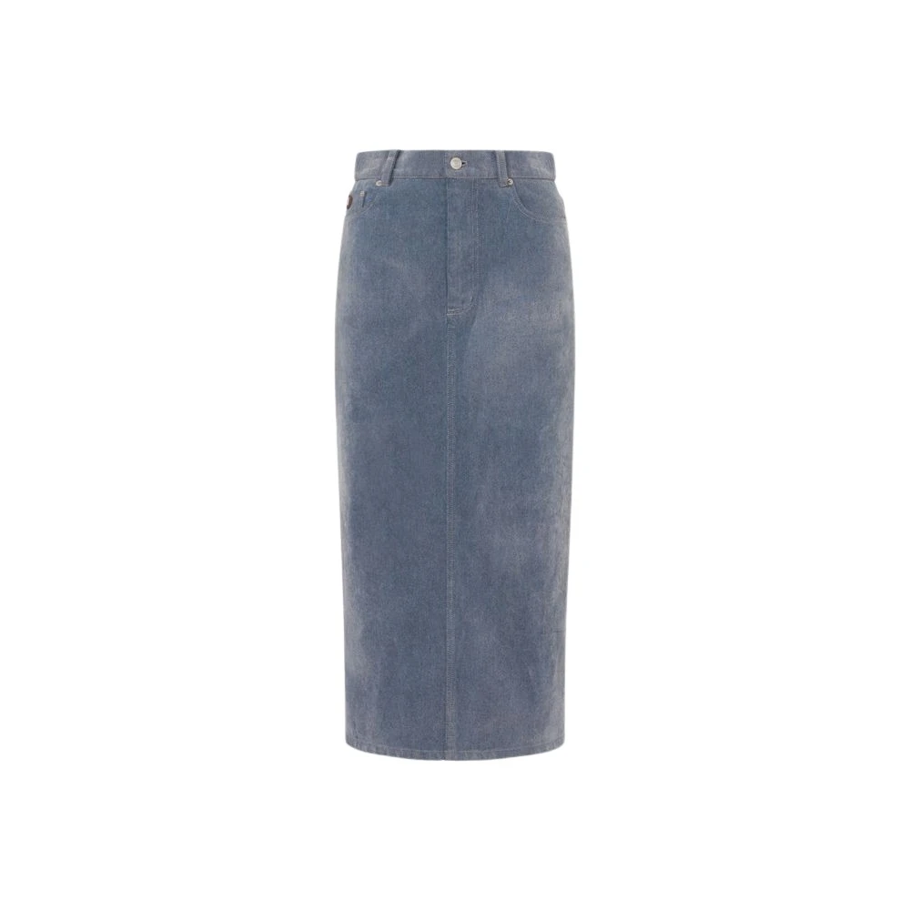 Moschino Damen Blau Röcke, Xsgröße: