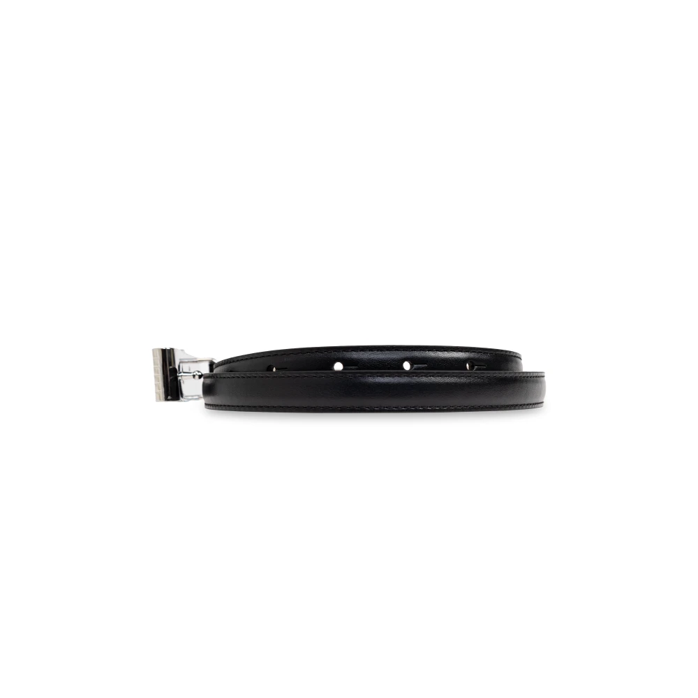Versace Leren riem Black Dames