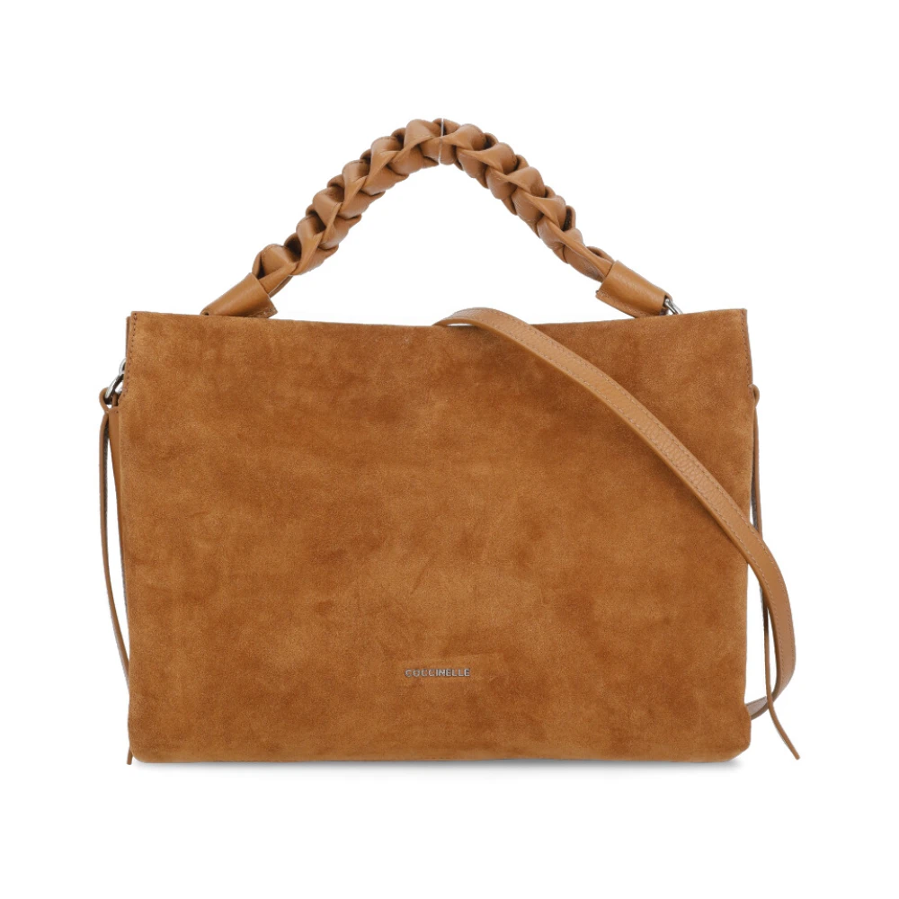 Coccinelle Crossbody bags Boheme Suede Bimaterial in cognac