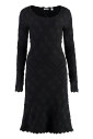 scalloped-detail-flared-hem-dress