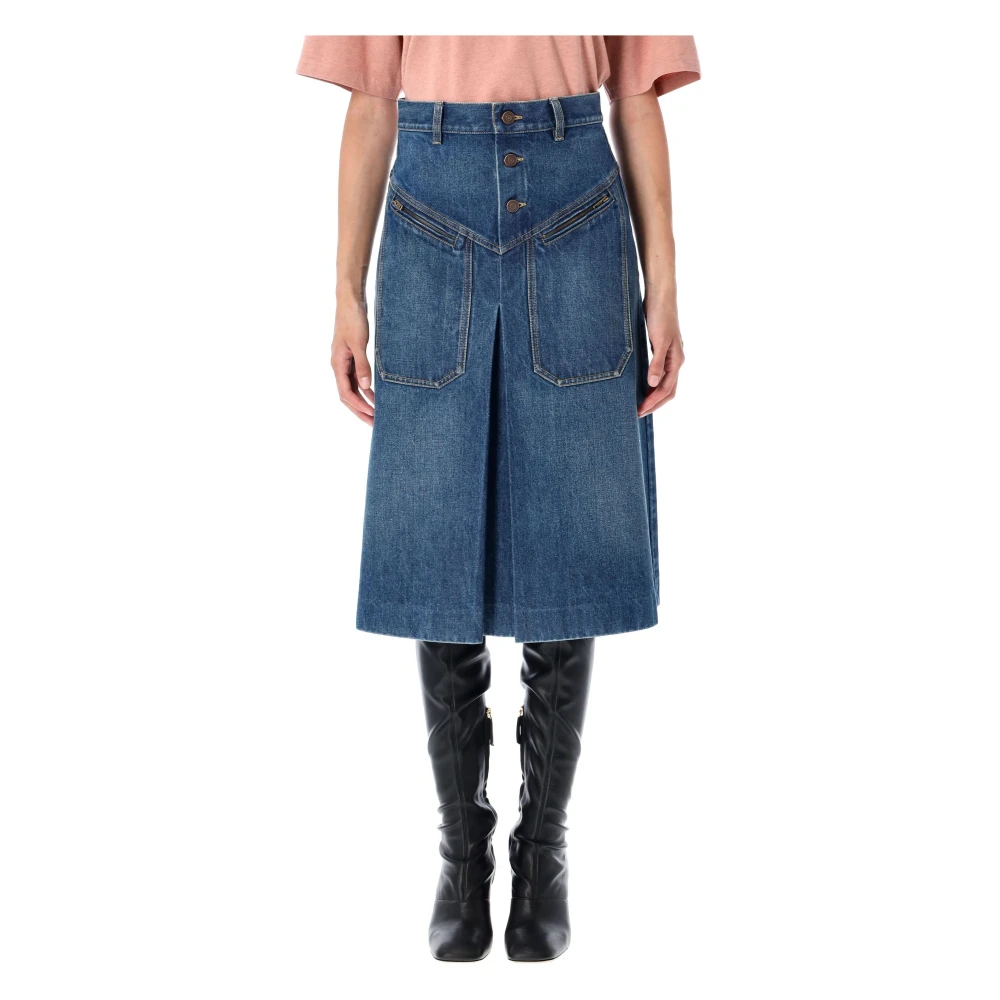 Skirts > Denim Skirts - - Chloé - Modalova