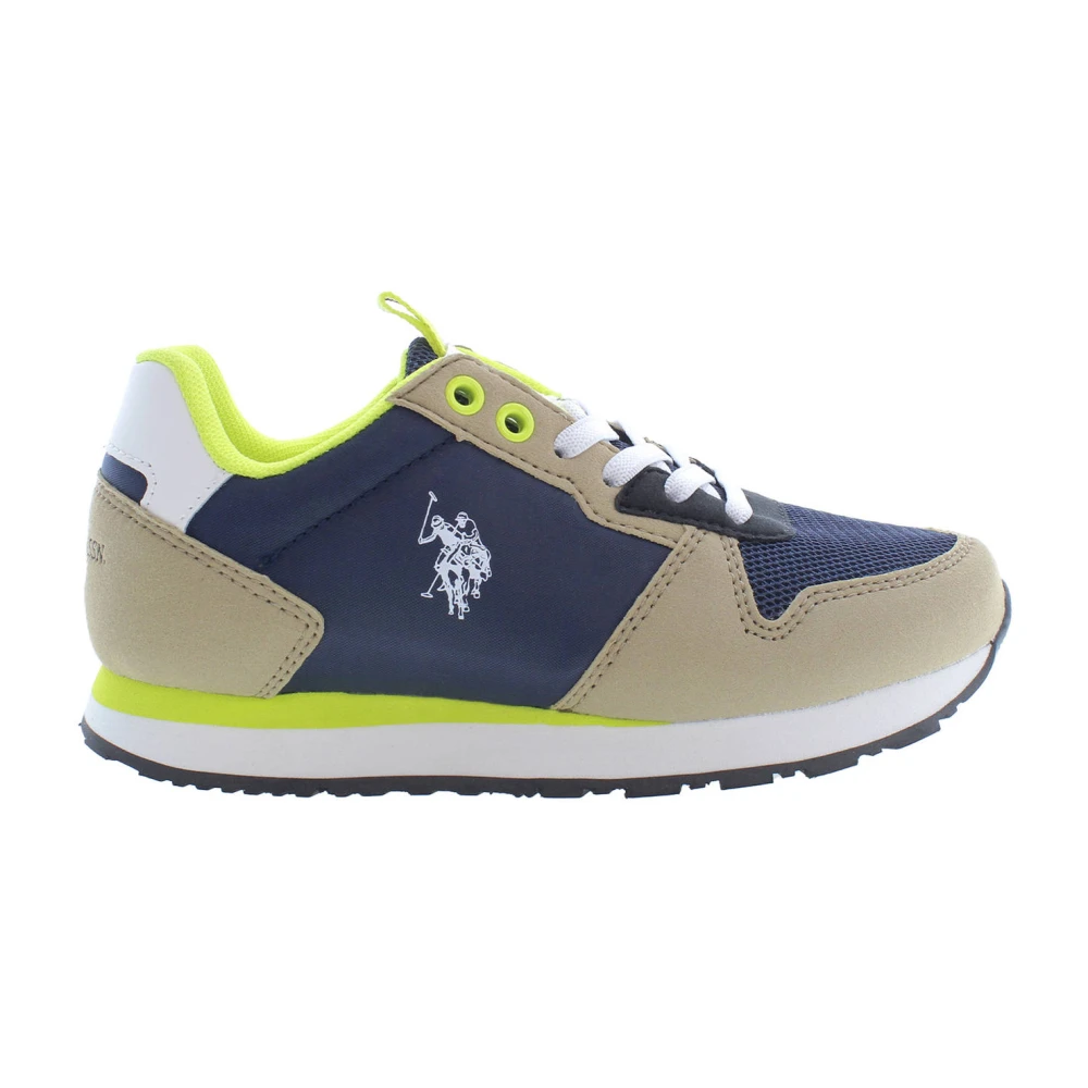 U.s. Polo Assn. Unisex Kids Blue Kids Sneakers, 28 Eu, Nobik Trainers