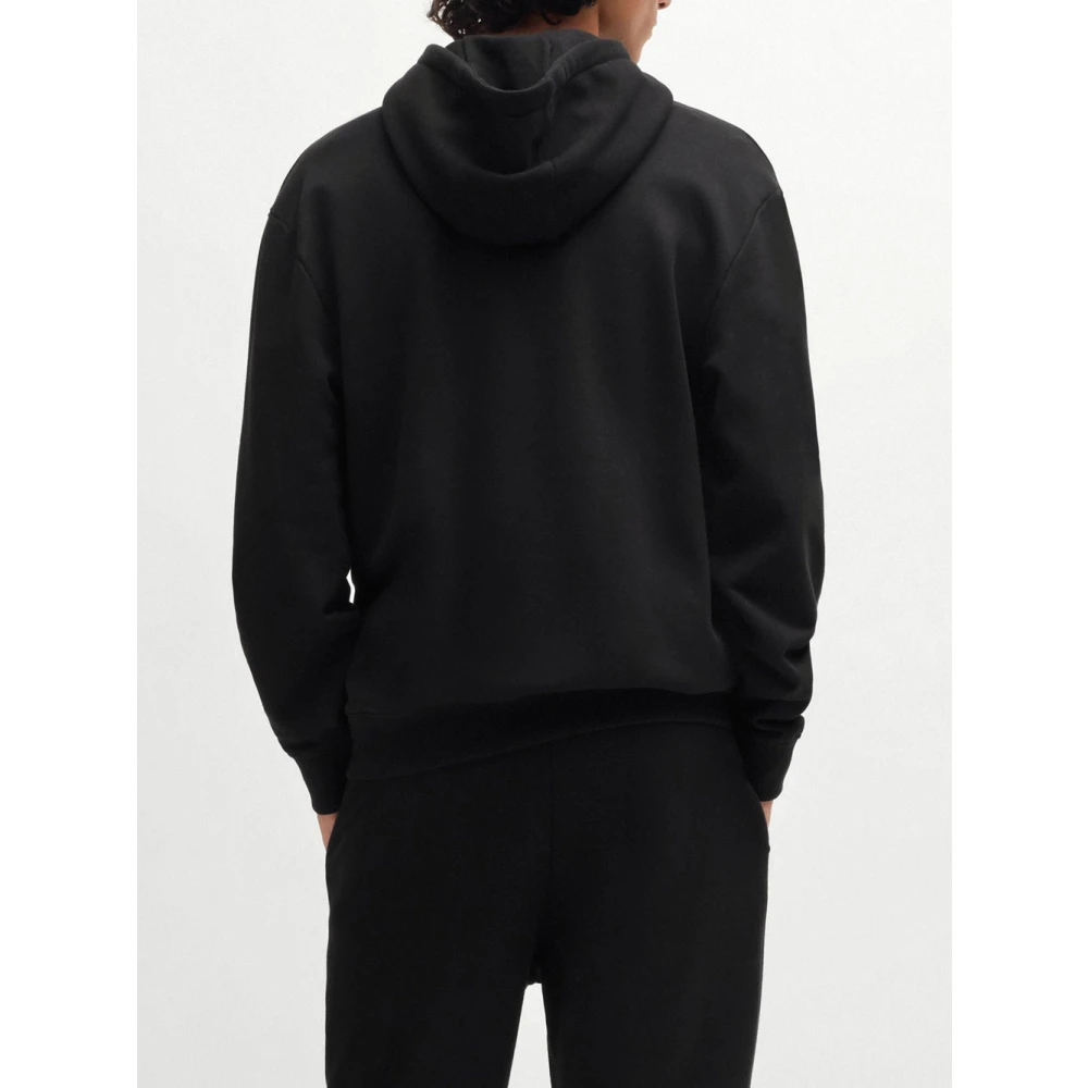 Hugo Boss Sportieve Zwarte Hoodie Black Heren