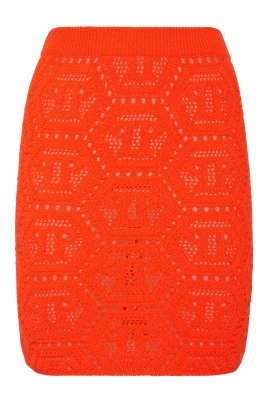Knit Short Skirt MONOGRAM