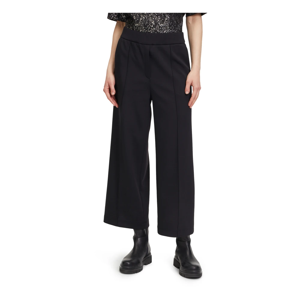 Betty & Co Culotte met plooien Black Dames