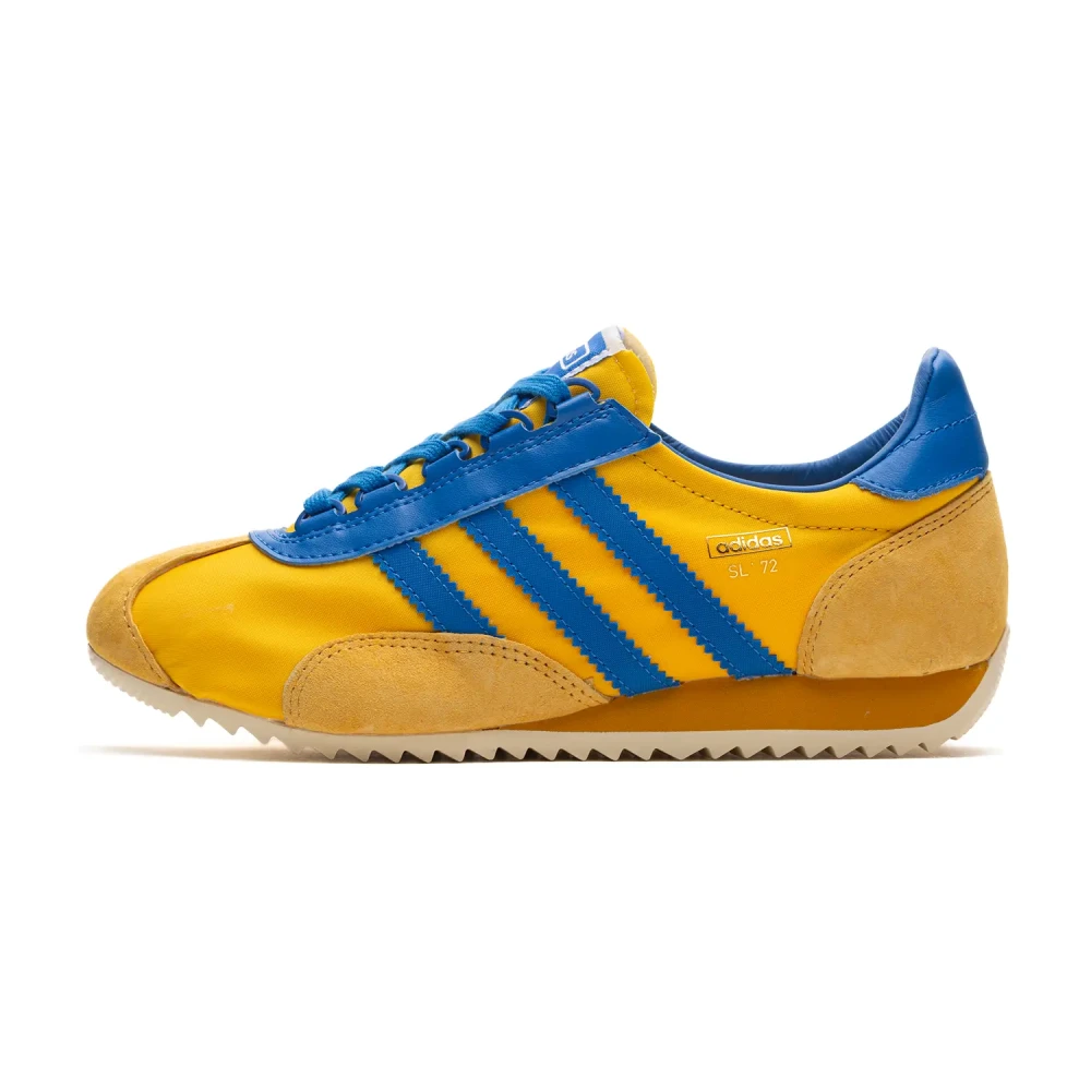 Adidas Unisex Yellow Bold Gold Trainers With Nylon Upper - Skateboarding - 2 2/3 Uk - Sport