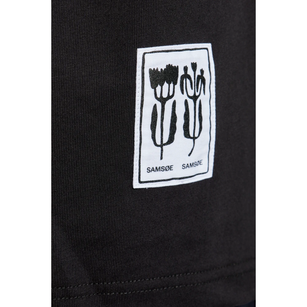 Samsøe Sajournal T-shirt Black Heren