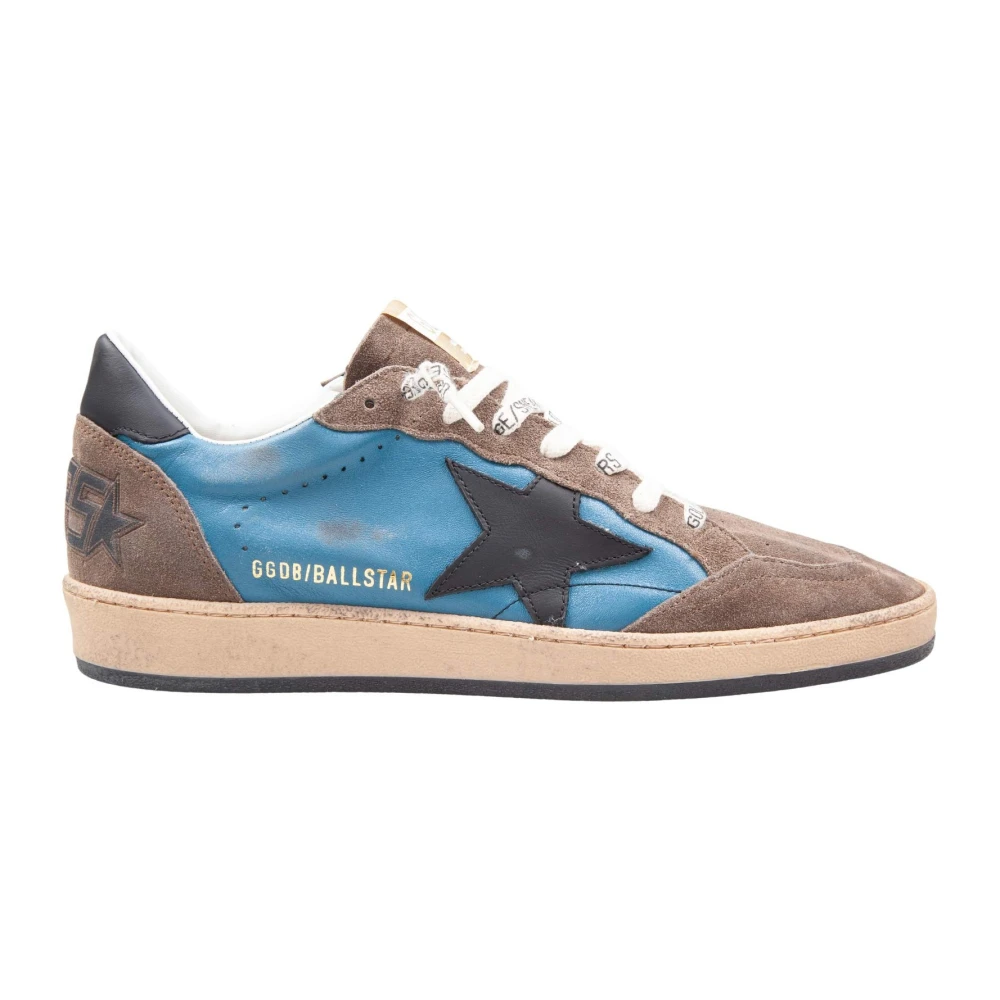 Golden Goose Men's Golden Ball Star Suede Sneakers