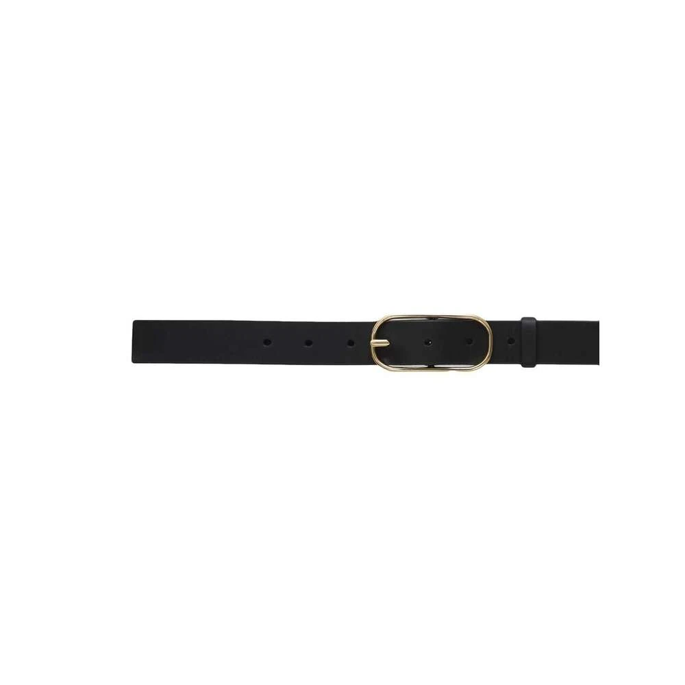 Anine Bing Zwarte Leren Riem Gesp Sluiting Black Dames