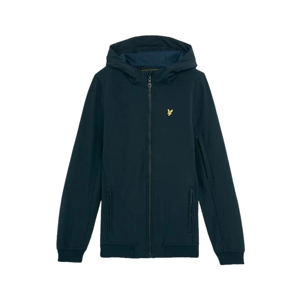 Lyle and Scott   Softshell Hooded Jacket In Navy, Size 15/16 Y - Image 3