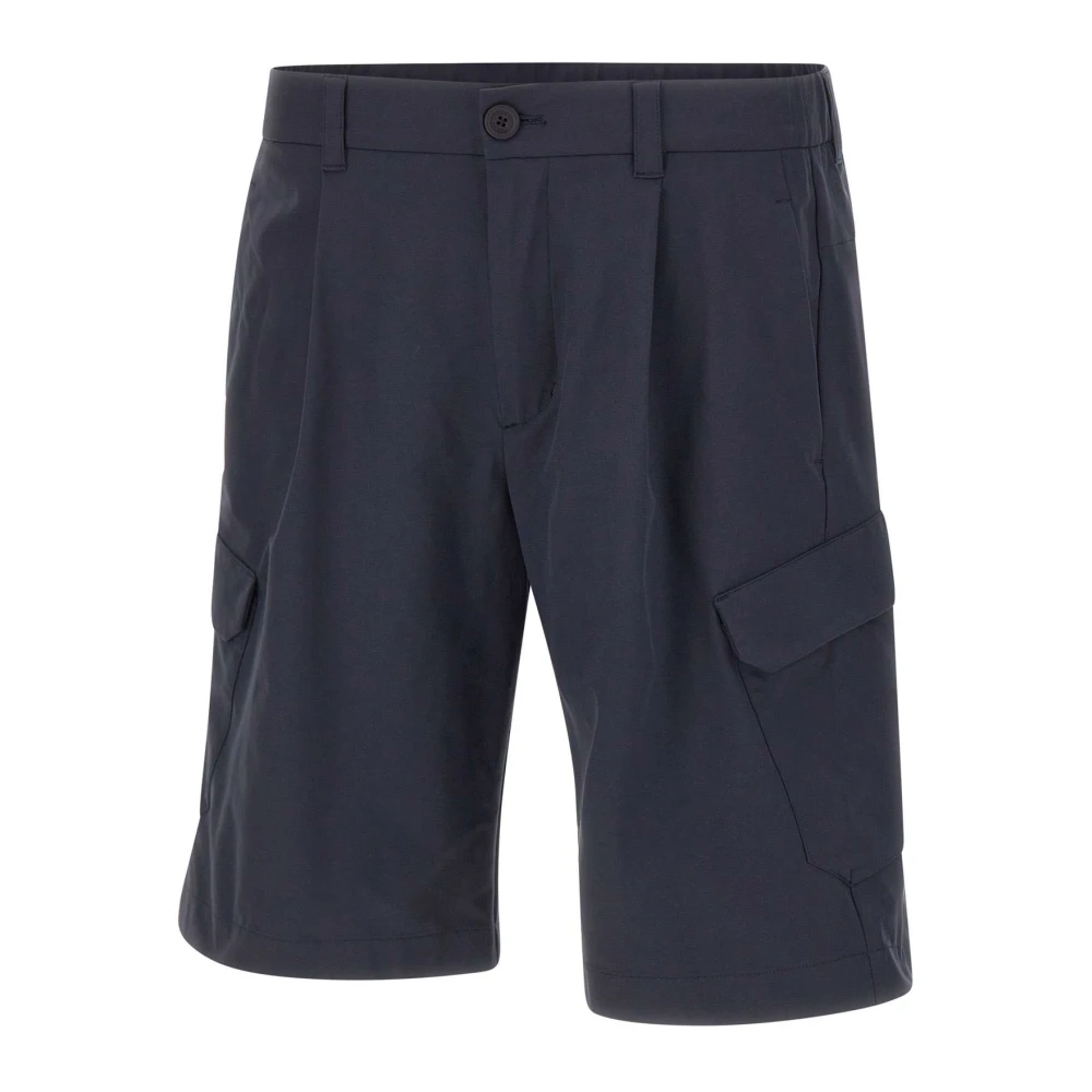 Herno Uomo Blu Pantaloncini, L, New,