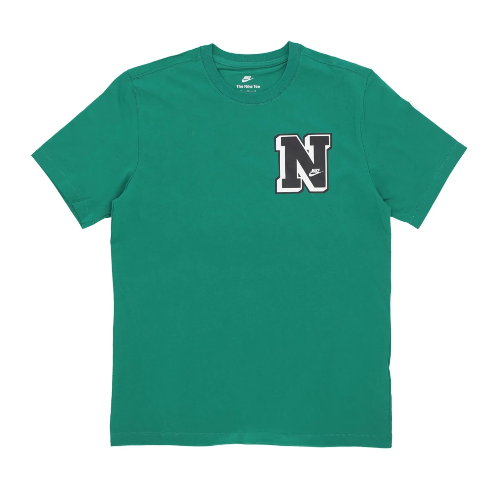 Nike Men's Green Training, Xs, Malachite Print Crew Neck Tee