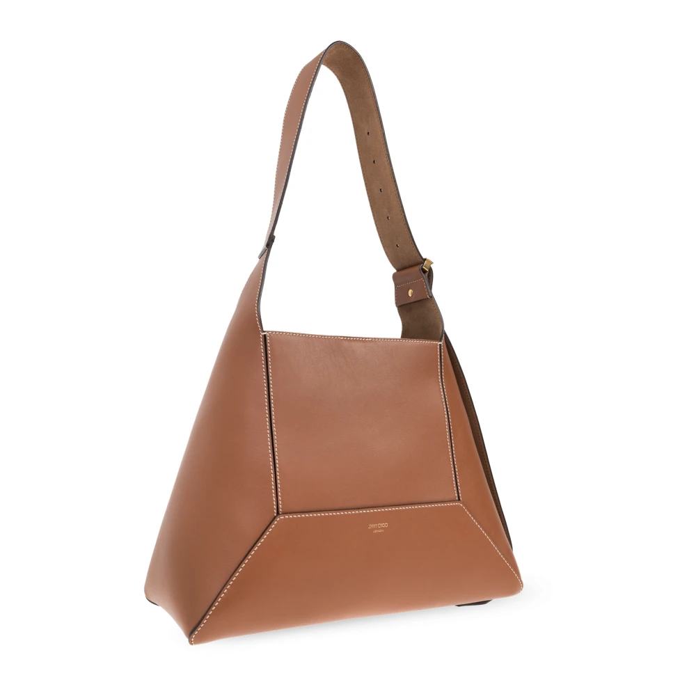 Jimmy Choo Schoudertas Diamond Medium Brown Dames