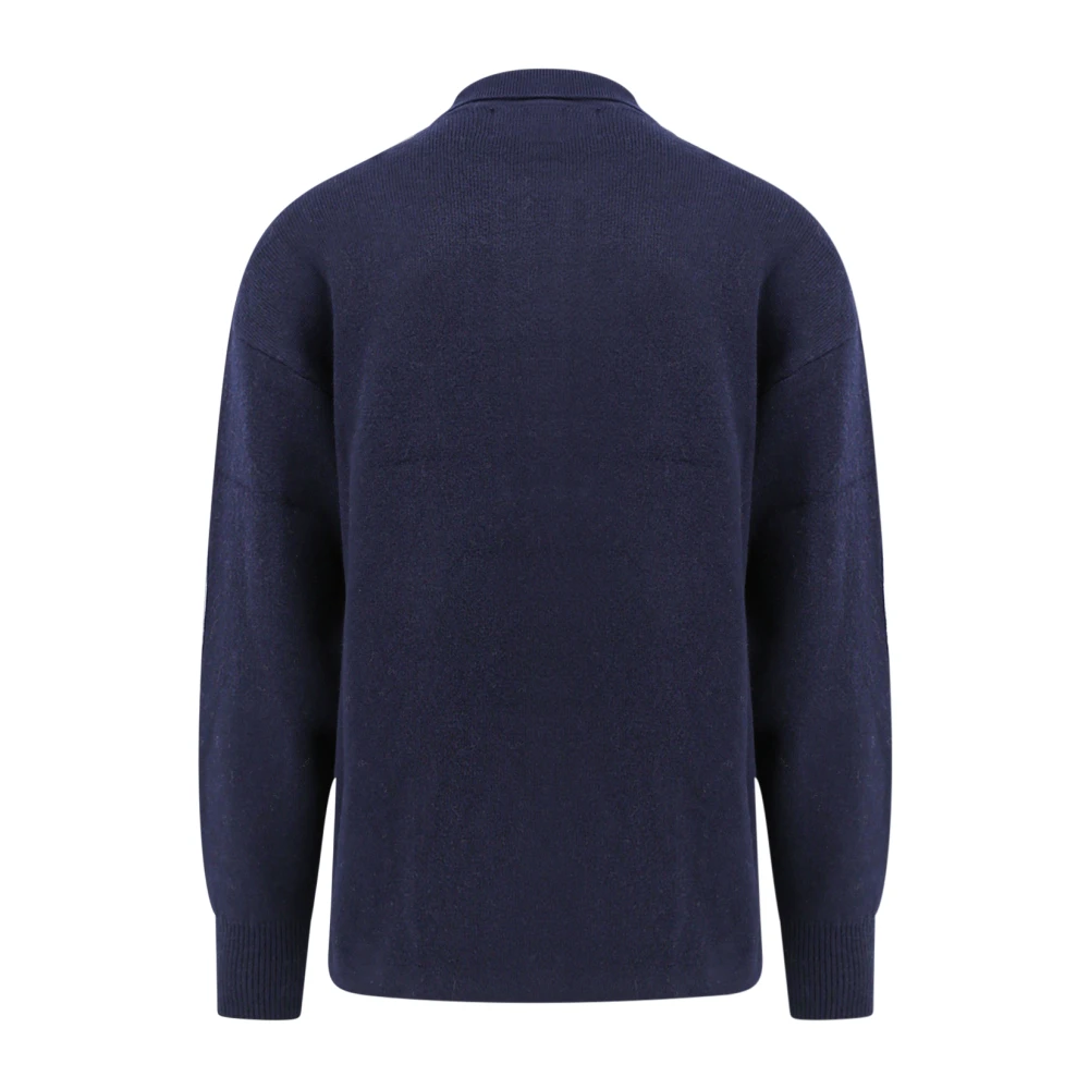 Isabel marant Sweater met geborduurd logo Blue Heren