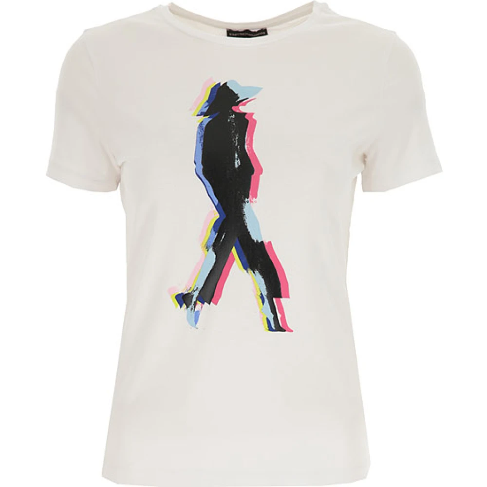 Emporio Armani Women's White Knitwear - T-Shirts - Xs - Tops