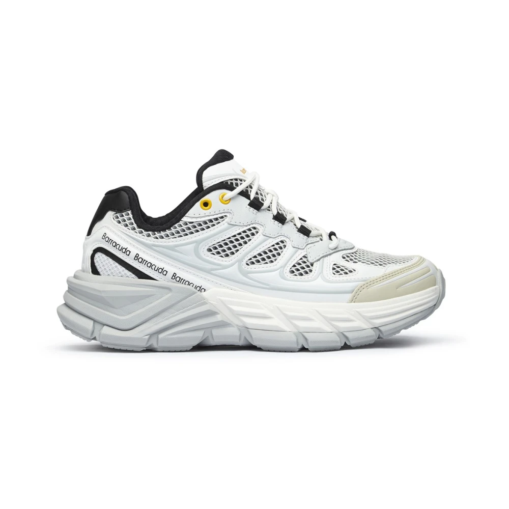 Barracuda Witte Sneakers Klassiek Model Heren Schoenen