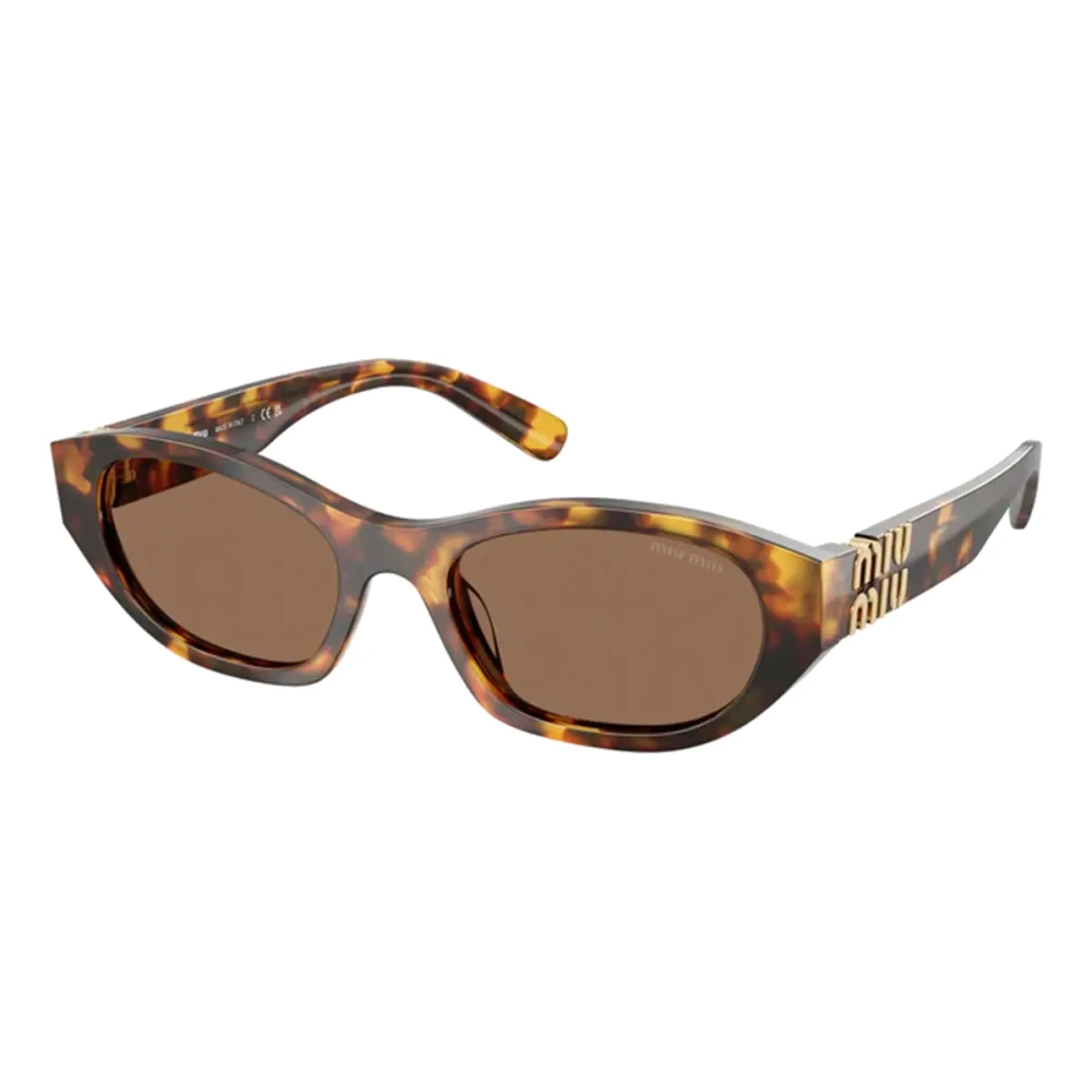 Miu Miu Women's Brown Irregular Frame Sunglasses - Sunglasses - 53 Mm - Accessories