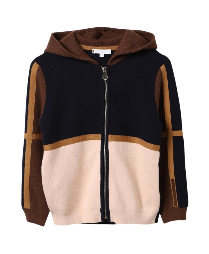 cardigan-a-capuche-colorblock-marine