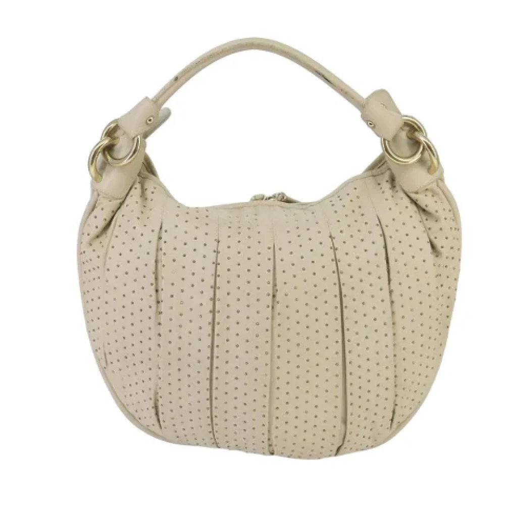 Bally Pre-owned Leather shoulder-bags Beige Dames