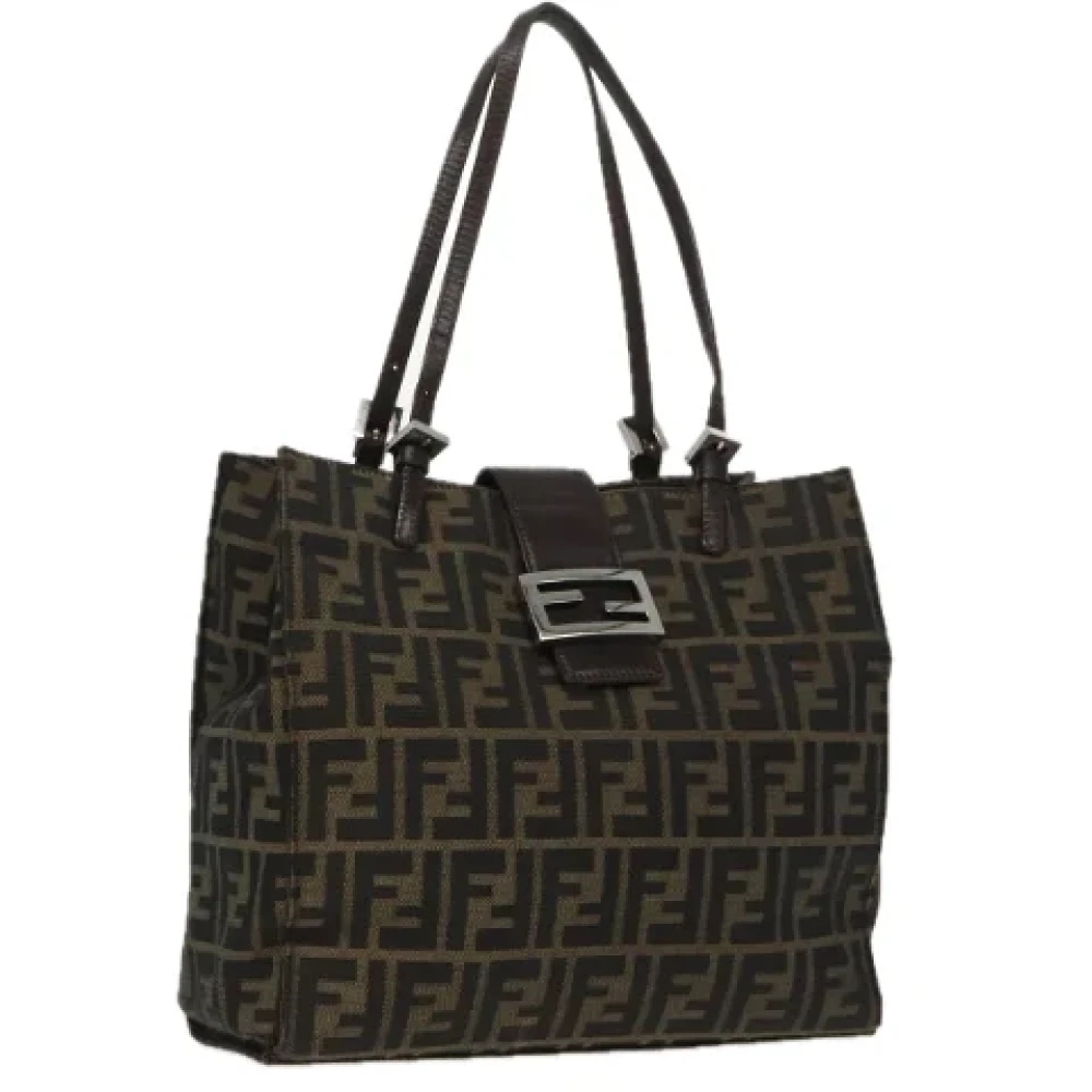 Fendi Vintage Pre-owned Canvas fendi-bags Black Dames