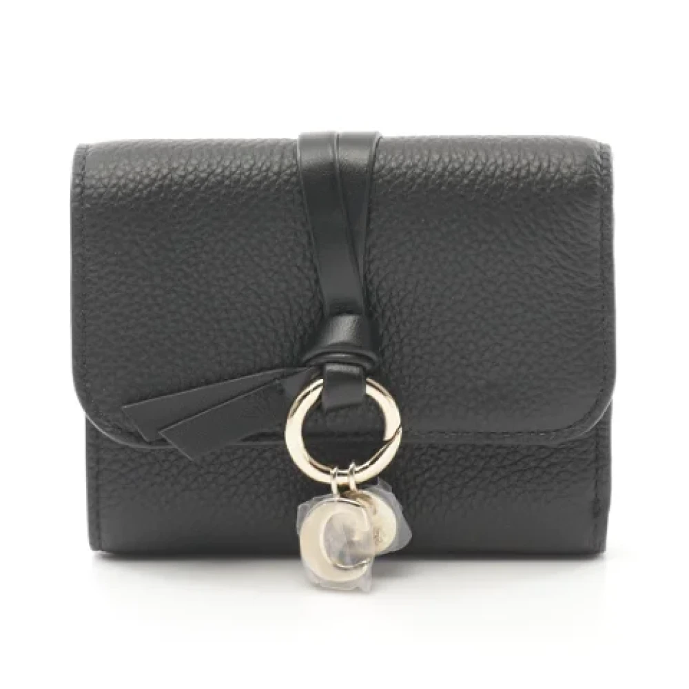 Chloé Pre-owned Leather wallets Black Dames