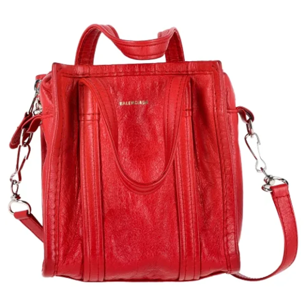 Balenciaga Vintage Pre-owned Leather balenciaga-bags Red Dames
