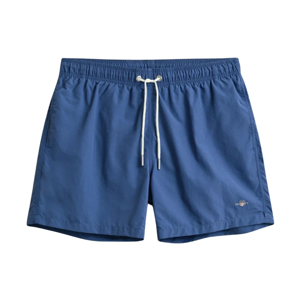 Gant Men's Blue Beachwear, M, Swim Shorts