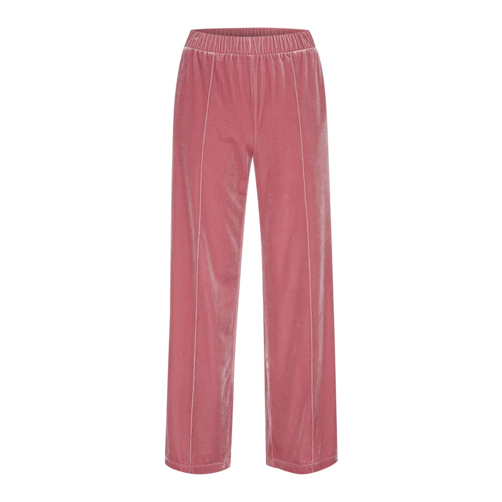 Saint Tropez Wijde Pijp Broek Foxglove Pink Dames