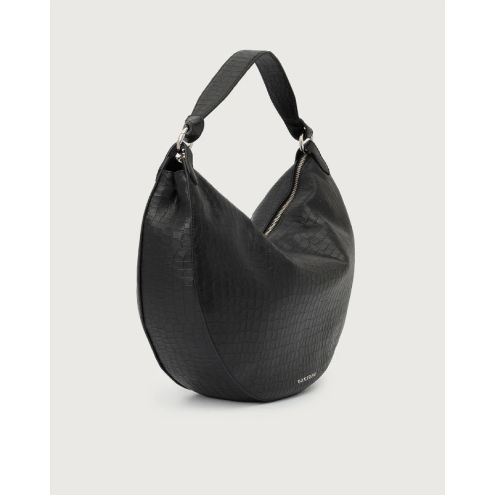 Orciani Schoudertas met Cocco-print Black Dames