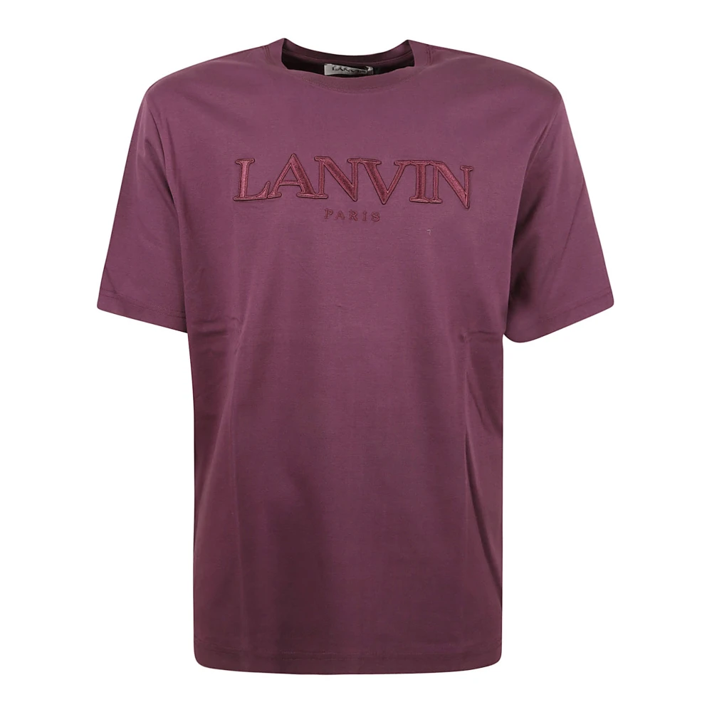 Lanvin Klassieke T-shirts en Polos Purple Heren