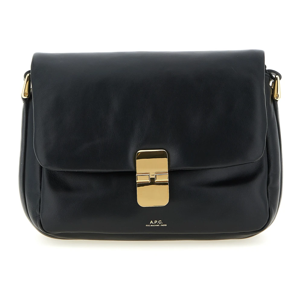 A.p.c. Women's Black Cross Body Bags, One Size, Grace Soft Bag