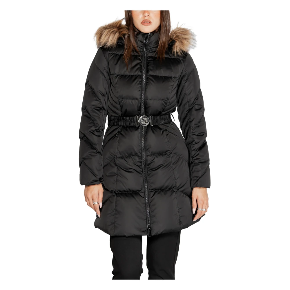 Guess Echte Donsjas Dames Herfst Winter Black Dames