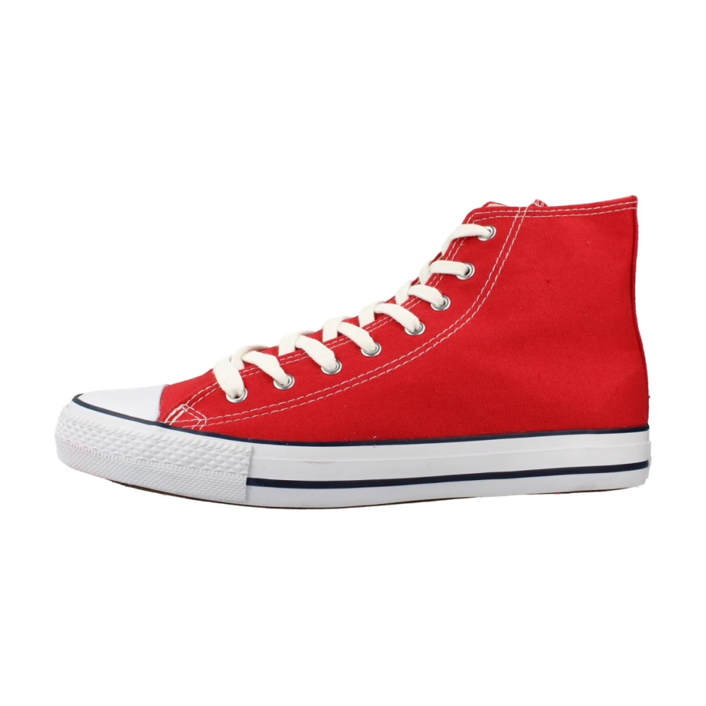 Victoria Tribu Botín Lona Heren Schoenen Rood