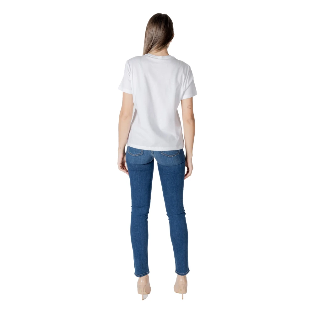 Liu Jo Elegante T-shirt met korte mouwen voor vrouwen White Dames