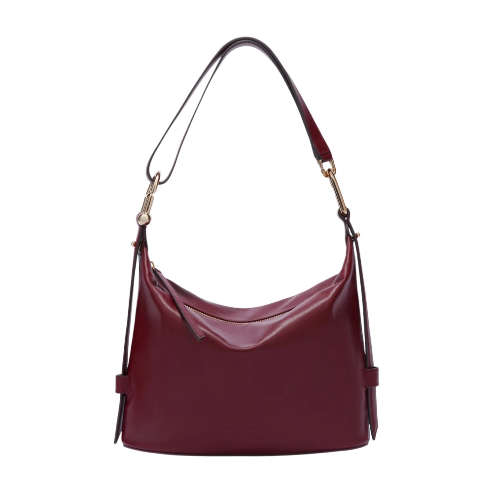 Furla Vrouw Bruin Tassen Dames, One Size, Leer, Nuvola Hobo Schoudertas