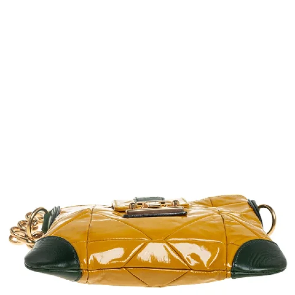 Marc Jacobs Pre-owned Leather shoulder-bags Yellow Dames