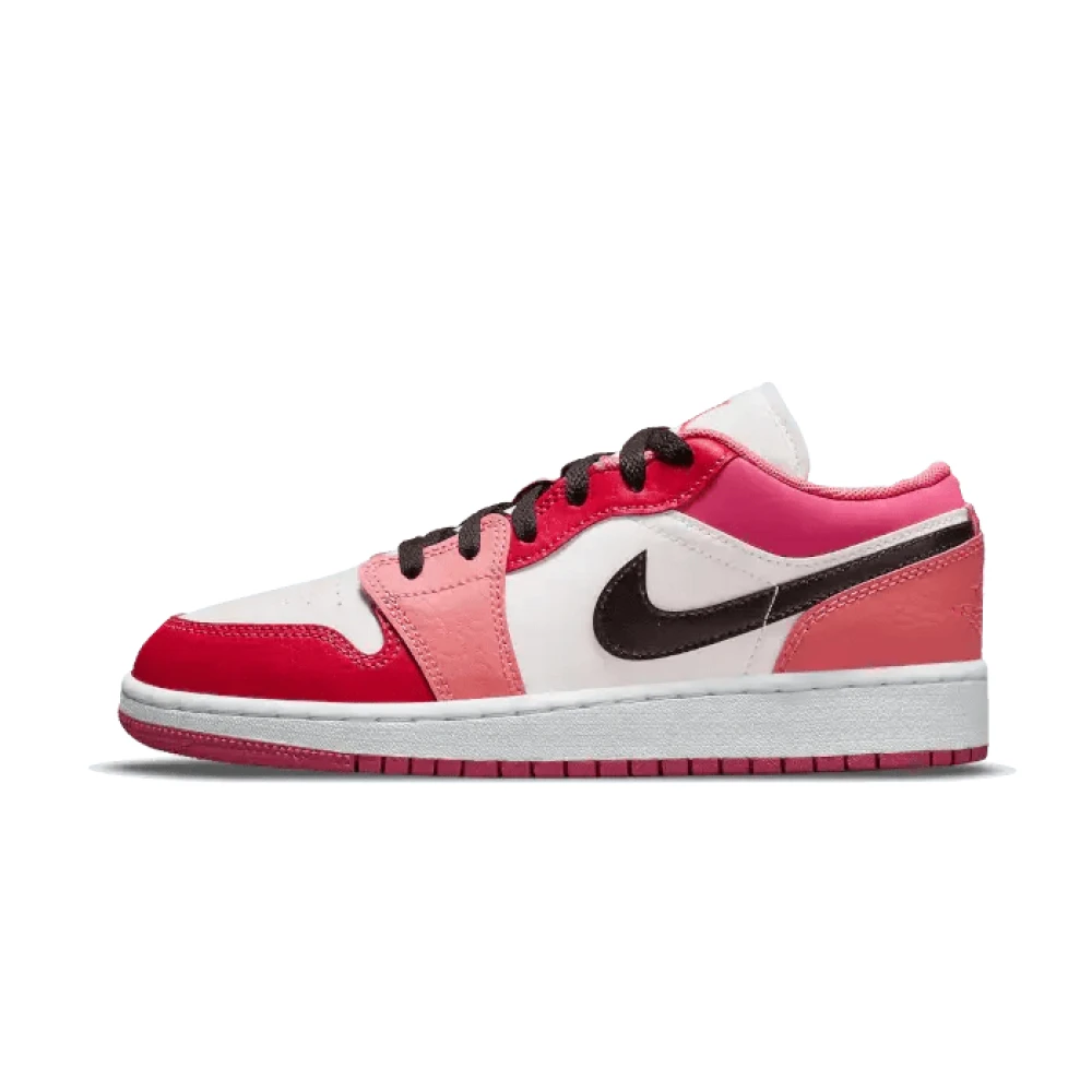 Jordan Men's Multicolor Pink Low Top Trainers - Trainers - 4 Uk - Sport