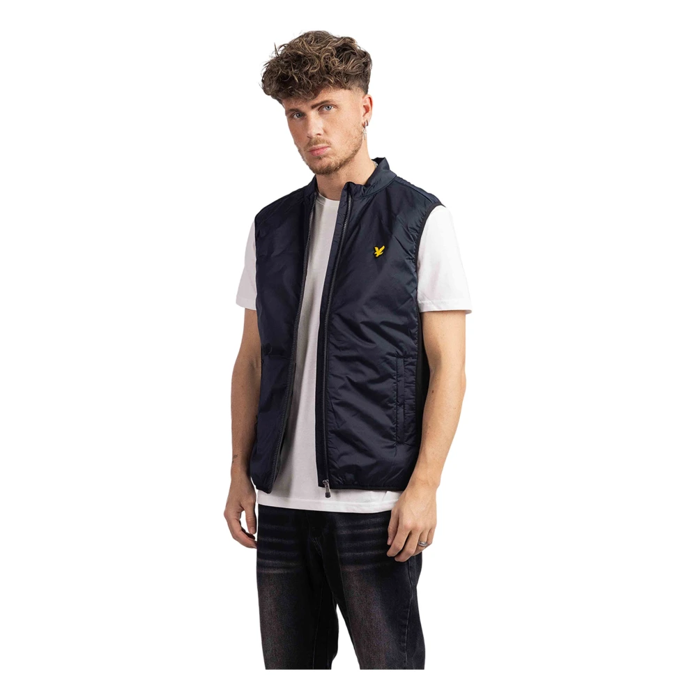 Lyle & Scott Heren Golf Bodywarmer Donkerblauw Blue Heren
