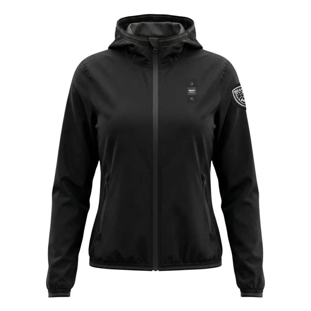 Blauer Women's Black Training Jackets, M, Nay Jacket