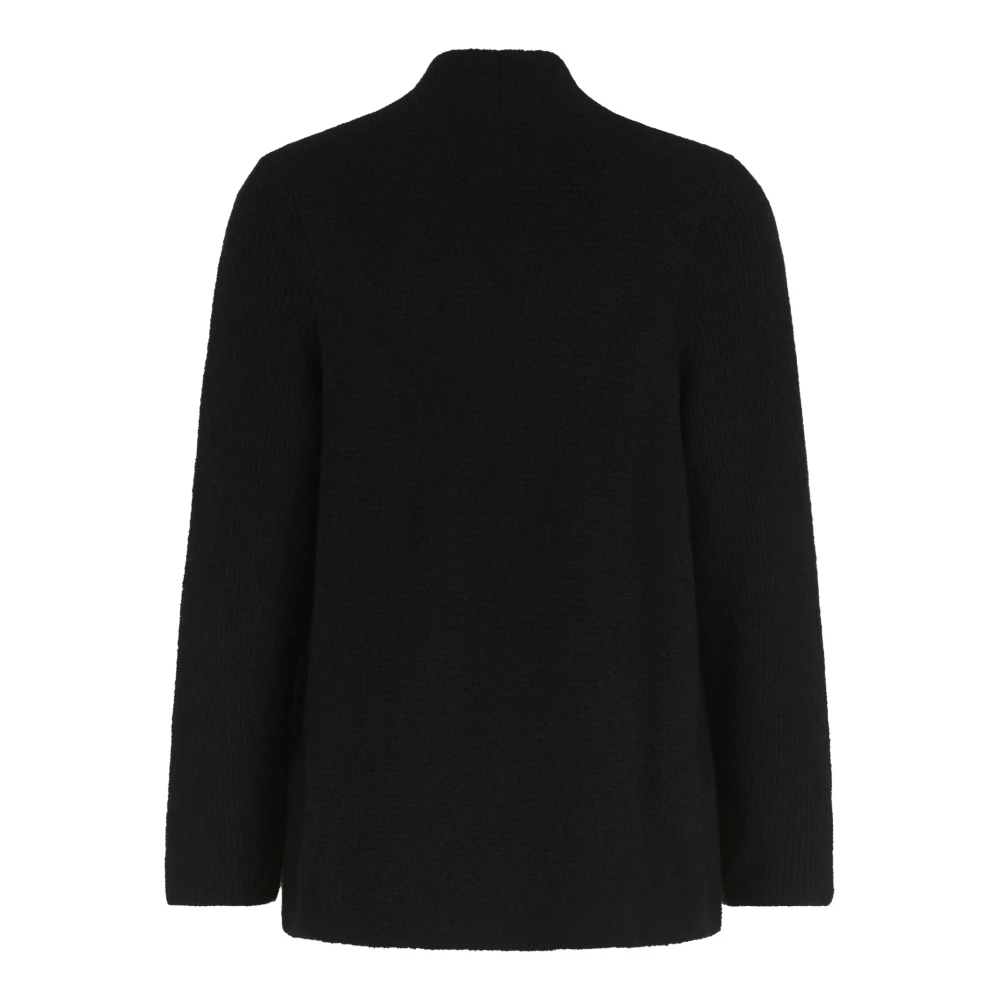 Betty Barclay Gebreid Vest met Gebreide Details Black Dames