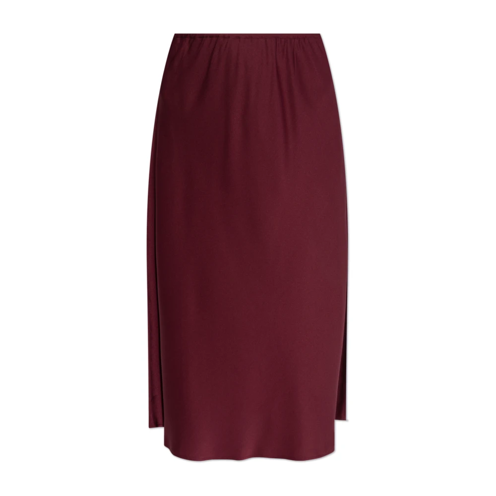 Lisa Yang Zijden rok Red Dames