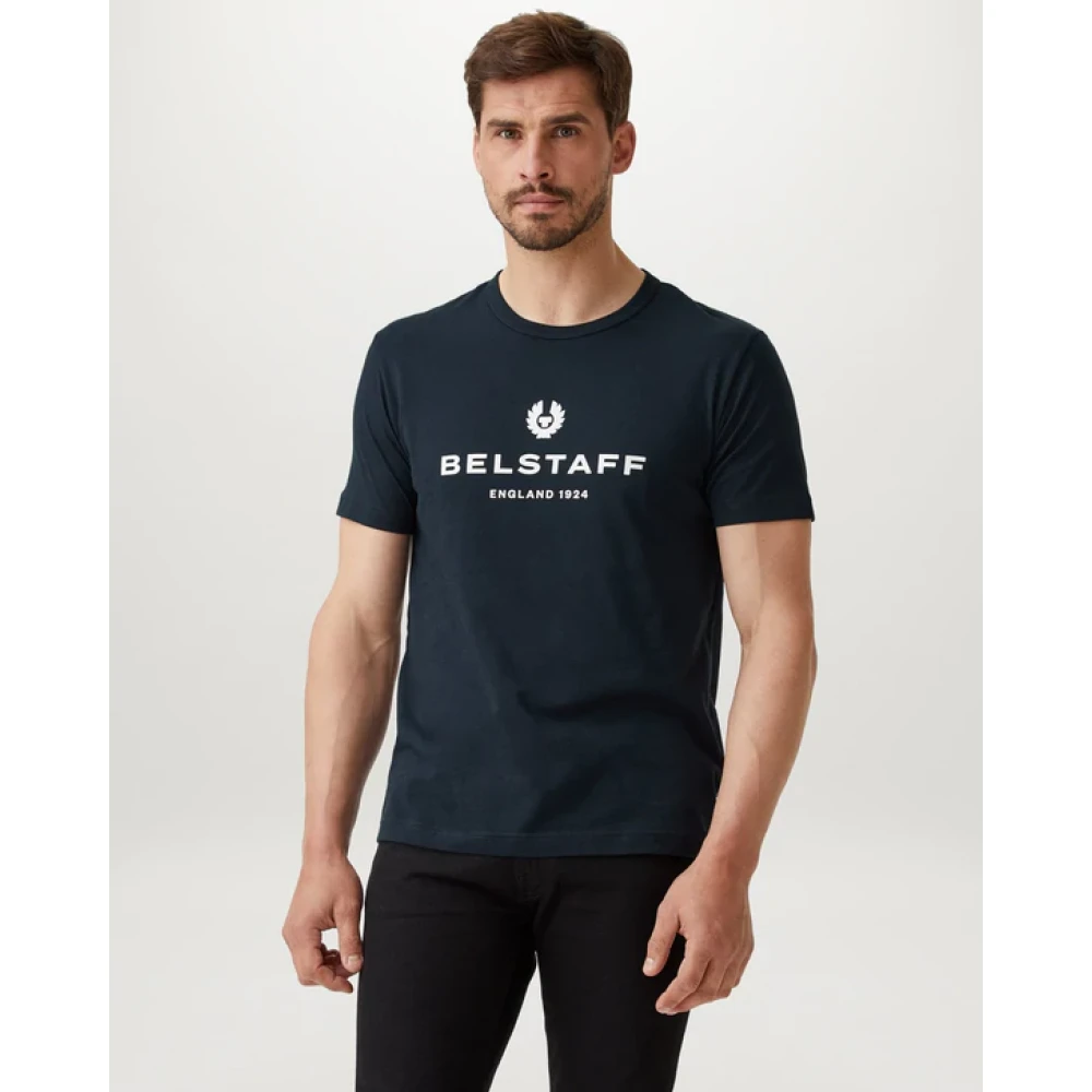 Belstaff 1924 Donker Ink T-Shirt Blue Heren