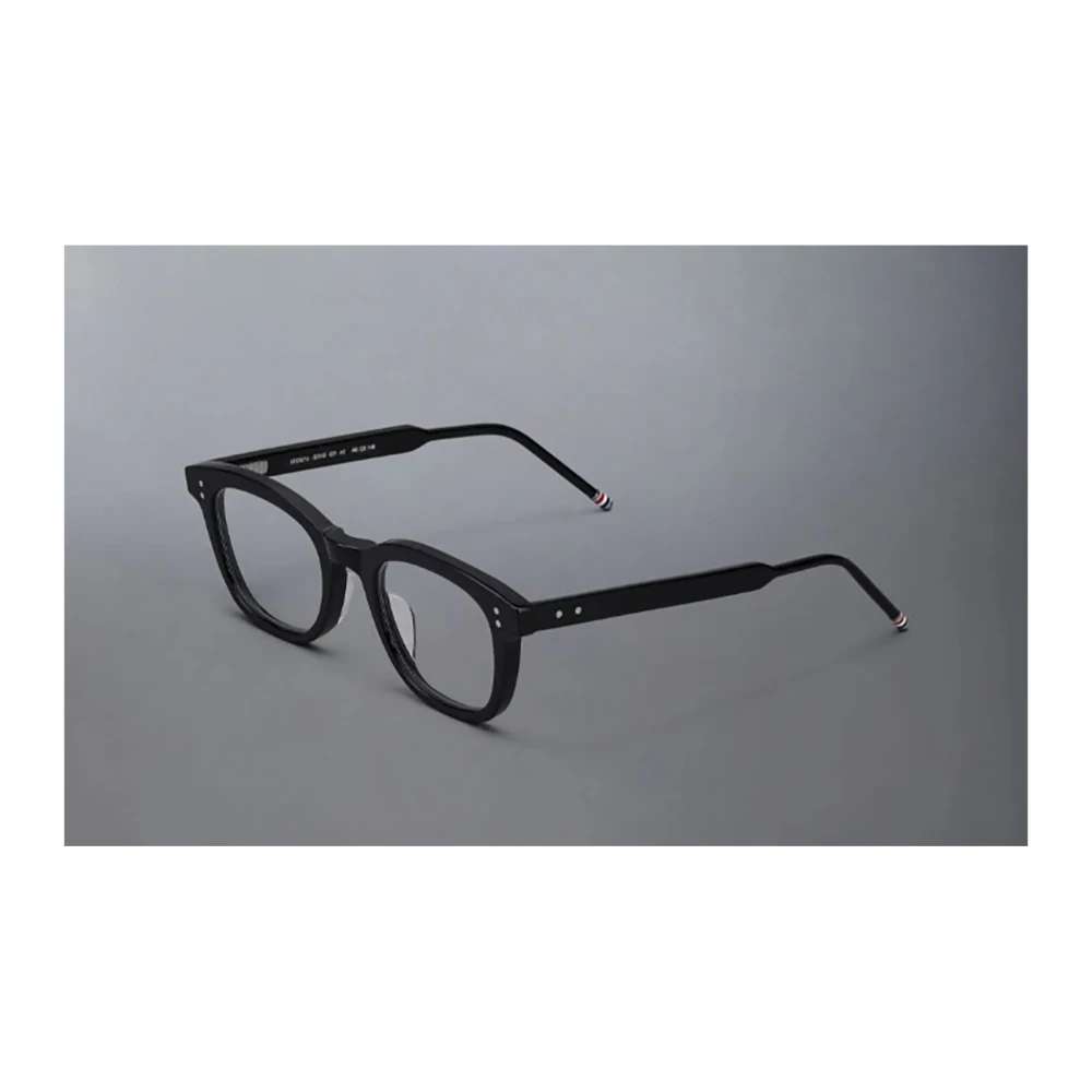 Thom Browne Zwarte Optische Frames International Fit Black Heren