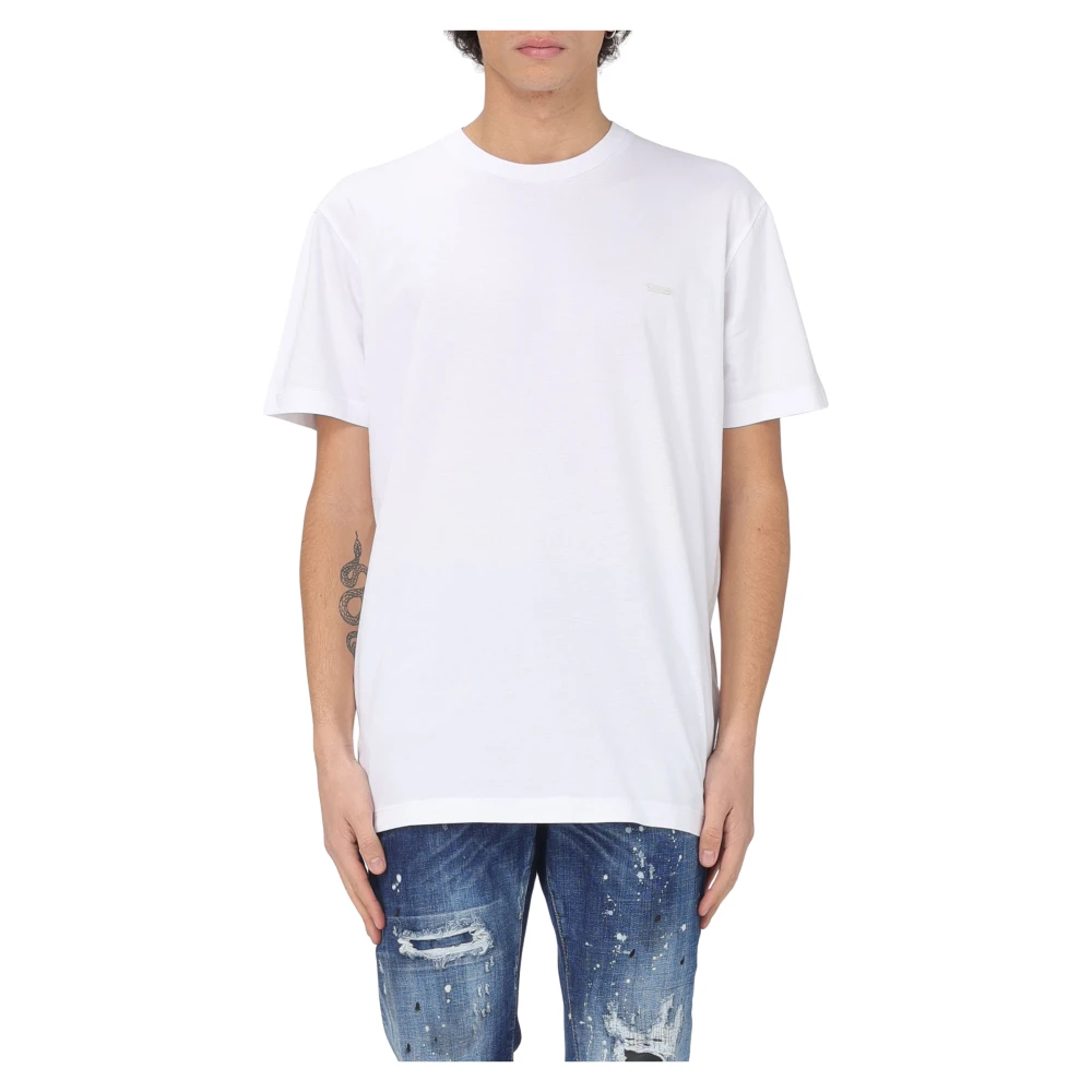 Dsquared2 Cool Fit Tee Shirt White Heren