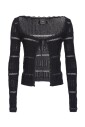 pull-noir-avec-front-tie