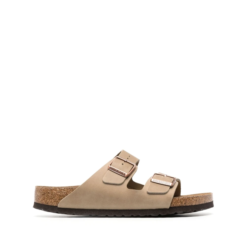 Birkenstock Men's Brown Arizona Sliders - Sliders - 8 Uk - Shoes