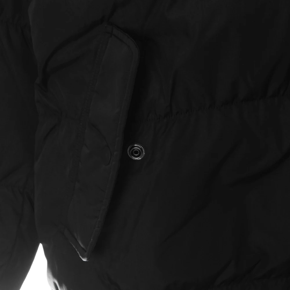 Jordan Waterafstotende Dons Parka met Capuchon Black Heren