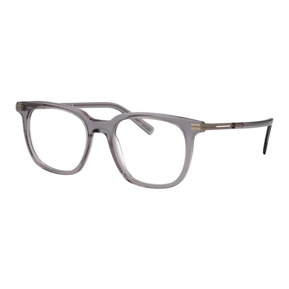 Zegna Men's Gray Optical Glasses - Glasses - 52 Mm - Accessories