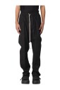 pantalon-noir-a-cordon-taille-decontractee